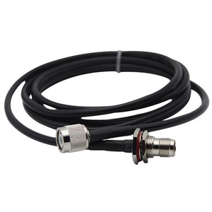 Hot Sale Male to Bulkhead Female Jack With RG58 RF Jumper Pigtail <b>Cable</b> for <b>Outdoor</b> Antenna <b>Cable</b> - Product Image 1
