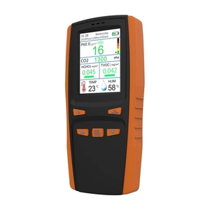 Analyseur de gaz portable DM509, analyseur de gaz 10 en 1, capteur NDIR portable, CO2, PM2.5, TVOC - Product Image 6