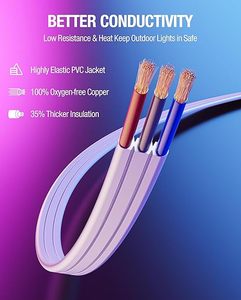 Câble d'extension de 16 pieds pour les lumières extérieures permanentes <span class=keywords><strong>Govee</strong></span> <span class=keywords><strong>2</strong></span>/Pro, lumières de terrasse, cordon d'extension étanche IP68 compatible avec <span class=keywords><strong>Govee</strong></span> - Product Image 5