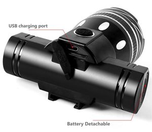Alliage d'aluminium <span class=keywords><strong>1000</strong></span> Lumen Outdoor Cycling <span class=keywords><strong>LED</strong></span> Bike Light USB Rechargeable Waterproof Zoom Focus Bicycle Lamps for Night Riding - Product Image 3