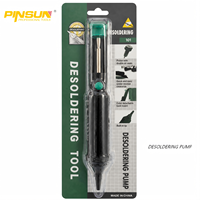 PINSUN Pompe à dessouder manuelle en gros d'usine, stylo d'aspiration à vide pour étain, outil de retrait de soudure, boîtier en plastique ABS