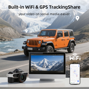 Camera hành trình <span class=keywords><strong>mini</strong></span> <span class=keywords><strong>LCD</strong></span> 3.18 inch 4K, camera kép trước/sau, WiFi, chống nước, tầm nhìn ban đêm, hộp đen, lắp được cho hầu hết các loại xe - Product Image 2