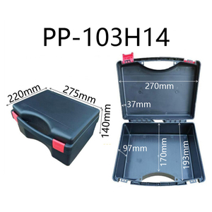กล่องเครื่องมือพลาสติก DF OEM/ODM PP-103H14 ขนาด 6.98 ลิตร 9 ลิตร 10 ลิตร กล่องจัดระเบียบอุปกรณ์ 510 น้ำหนัก/G บริการปรับแต่งตามความต้องการ หลากหลายขนาด คอลเลคชั่น - Product Image 1