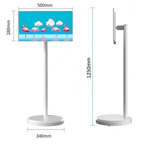 Écran tactile LCD intelligent debout au sol <span class=keywords><strong>de</strong></span> 21.5 pouces pour la diffusion en direct - Product Image 4