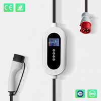 Chargeur EV portable 22 kW 32 A, boîte de charge pour véhicule électrique portable compatible avec les véhicules électriques BYD, certifié CE RoHS