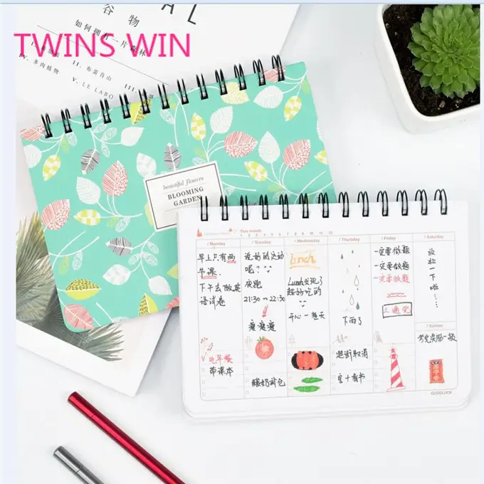 New design China supplies cheap school supplies cute stationery cartoon prints good writing paper cover colorful notebook 1959