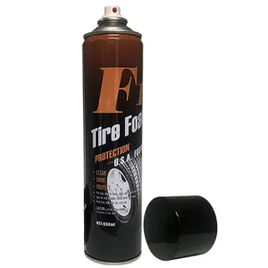 Fábrica de venda Quente Do Cuidado de Carro Tire Shine & Proteção de Renovar E Polonês Pneu Pneu de Vestir De Spray De Espuma