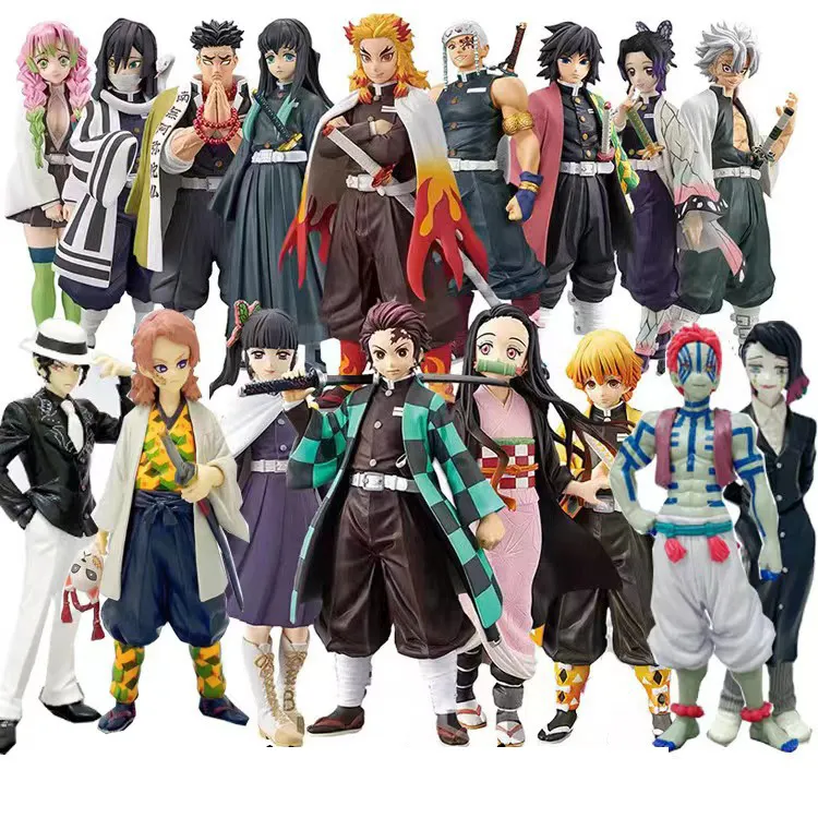 Фигурки аниме 24 дизайна, игрушки, модель киметы No Yaiba, кукла, японская мультяшная экшн-фигурка рассекающего демонов