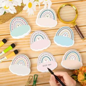 6 blocs de notes autocollantes mignonnes à motifs de dessins animés, idéales pour la décoration de bureau, les cadeaux pour les réunions des enseignants et les essentiels de rentrée scolaire pour les mémos. - Product Image 3