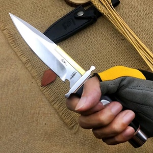 มีดใบตายเหล็กกล้าไร้สนิม D2 คุณภาพสูง ปรับแต่งได้ตามต้องการ สำหรับการต่อสู้ทางยุทธวิธี ด้ามจับ G10 พร้อมปลอกมีด DIY OEM สำหรับพกพา EDC รุ่นที่ 1 - Product Image 5