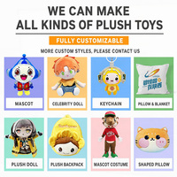Usine de fabrication de jouets en peluche personnalisés : Modèle de chat en veste, conçu sur mesure par le client, mascotte d'entreprise, Olaf Kitty Kawai, jouet en vinyle et peluche sur mesure