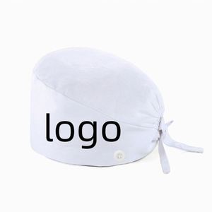 Nurse Hat Surgical for Women Ponytail Cute Dental Hats Scrub Cap With Buttons Medical Caps Promotion Gift Custom Logo - Product Image 4