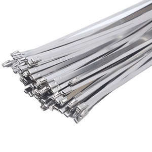 Attache-câble métallique à fermeture éclair, revêtement anti-échappement, 100 pièces, attache-câble multi-usages, attache-câble métallique à verrouillage, attache-câble en acier inoxydable de 4,6 mm - Product Image 5