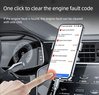 Herramienta de Diagnóstico Automotriz Bluetooth OBD2 ELM327, Detector de Fallas de Automóvil, Lectura y Eliminación de DTC, Simulación de Inspección Anual del Vehículo