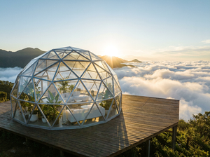 Domo Geodésico de Vidrio Transparente, Carpa para Comer al Aire Libre, Restaurante en el Techo, Casa Domo con Vista a las Estrellas para Eventos - Product Image 5