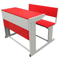Meubles scolaires en gros d'usine, ensemble bureau et chaise ergonomiques pour étudiants, table d'étude pour salle de classe