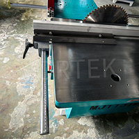 Scie circulaire horizontale électrique Vortek MJ113TD, moteur 3 kW, scie à onglet coulissante pour le travail du bois, 220 V/380 V, épaisseur maximale de coupe 95 mm, 4200 tr/min