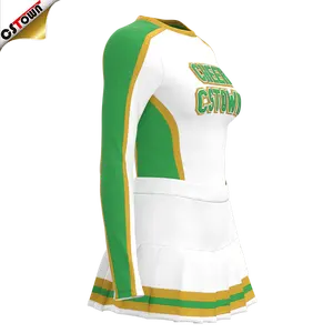 CSTOWN Free Design Cheer Minirock Cheerleading Uniformen Erwachsene Gladiator Custom Logo Shell Top