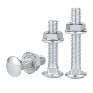 Tornillo de Carrocería con Cabeza Esférica y Rosca Métrica de Acero al Carbono Grado 8.8, Galvanizado en Zinc de Alta Resistencia, Fabricado en China - Product Image 4