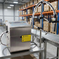 Codeur jet d'encre économique pour ligne de production, imprimante jet d'encre à petits caractères, machine d'impression CIJ, machine de codage de date et de lot