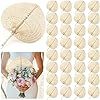 Fatingna Handmade Bamboo Cooling Summer Fan Folk Art Style Woven with Eco-Friendly <b>Paint</b> for Wedding or Home Decor - Product Image 5