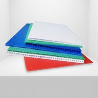 Plaques en plastique PP ondulé, feuilles de plastique creuses Coroplast