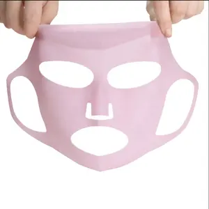 3D wieder verwendbare Silikon weibliche Gesicht Gesichts feuchtigkeit maske Abdeckung Waren für Lager