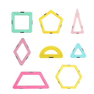 Hoja de color Macaron magnética fuerte de segunda generación personalizada Bloques magnéticos de pedido pequeño Fábrica de fuente de plástico personalizada - Product Image 1