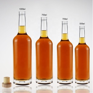 Bouteille à alcool en verre vide pour moto, contenant gaufré, avec vis, de haute qualité, pour tecila, Vodka, cognac, <span class=keywords><strong>Xo</strong></span>, Whisky, Gin, 500ml - Product Image 6