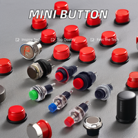 12mm PBS-33B Étanche Mini Bouton Poussoir 2 Positions Momentané Moto Commutateur Bouton