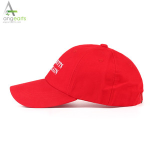 หมวกเบสบอลทำจากผ้าฝ้ายสำหรับผู้ชายและผู้หญิงสีแดงใหม่ - Product Image 3