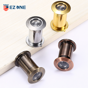 Viseur de <span class=keywords><strong>porte</strong></span> de sécurité moderne en alliage de zinc de haute qualité, finition nickel brossé chromé, 22 mm, angle de vision de 180 à 200 degrés - Product Image 2