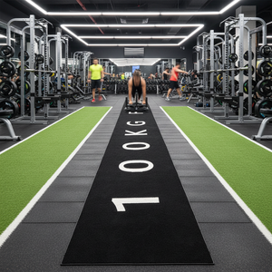 Tapis de sol Prowler <span class=keywords><strong>Sprint</strong></span> Track pour salle de sport, centre de fitness, terrain de sport, avec support en mousse PU de 15 mm, gazon artificiel rembourré durable pour stade, imperméable en PP - Product Image 3