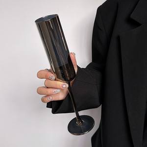 モダンストレートトールグラスレーザーシルバー高価値持続可能な手作りワイングラスクリエイティブカクテルジュースグラス用 - Product Image 5