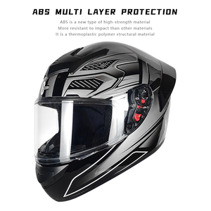 <span class=keywords><strong>Casque</strong></span> de moto/vélo électrique en ABS intégral expédié en usine <span class=keywords><strong>avec</strong></span> visière à fermeture rapide pour toutes les saisons, état neuf - Product Image 3