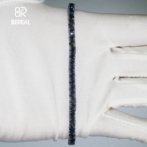 Vente chaude de femmes Vvs 10k Bracelet en or véritable Hip Hop Moissanite Chaîne de tennis - Product Image 1