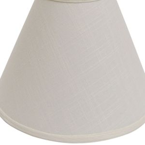 DB โป๊ะไฟทรงกรวยลึกสีขาวนวลพร้อมตัวครอบเครื่องซักผ้าดีไซน์เอียงสำหรับที่ครอบและเฉดโคมไฟ - Product Image 4