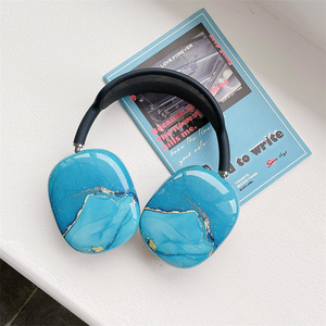 Nouvelle coque de protection en silicone souple TPU à motif marbré pour Airpods Max, accessoires pour écouteurs sans fil, coque transparente - Product Image 1