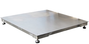 Balance au sol en acier inoxydable INOX de <span class=keywords><strong>3</strong></span> tonnes avec plateforme de 1 tonne et rampe, OEM et ODM pris en charge, balances de pesage - Product Image 2