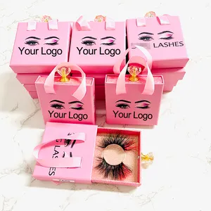 Mink Lashes3d Wholesale Vendor 25MM Mink Eyelash Bulk Lasheswholesale Vendor