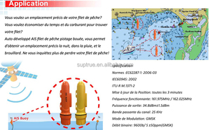 Accessoires marins Suptrue Hab-120s Transpondeur AIS, localisateur <span class=keywords><strong>de</strong></span> bouée, balise <span class=keywords><strong>de</strong></span> navigation GPS 12NM pour la pêche en mer, traqueur HAB-150 - Product Image 6