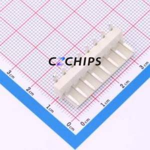 ZX-VH3.96-8PWZ-GW Wire-to-Board Pin Header Bent Lead Through Hole,P=3.96mm Connector 1x8P 3.96mm Right Angle Insert VH - Product Image 1