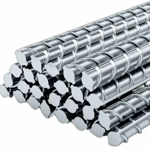 Barre d'acier de construction d'approvisionnement direct d'usine de Shandong B500b 1/2 3/8 pouces 8 <span class=keywords><strong>10</strong></span> 16 <span class=keywords><strong>mm</strong></span> barre d'acier ronde en acier filetée - Product Image 1