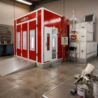 Cabine de peinture de table, cabine de peinture extérieure à vendre, cabine de peinture compacte avec système de filtration