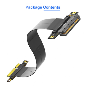 Cable Riser Flexible PCI-E 3.0 4X Macho a Hembra (Material PCB) para Escritorio, Compatible con Dispositivos PCI-E 1X/4X/<span class=keywords><strong>8X</strong></span>/16X - Product Image 6