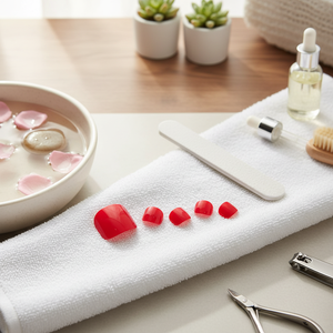 Juego de Manicura y Pedicura TITA Profesional de 14 Piezas, Puntas Rojas Sólidas de Larga Duración, Fáciles de Aplicar, Hechas en Corea del Sur - Product Image 3