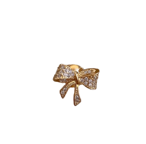 Broche élégante en forme de nœud papillon entièrement en cristal, en alliage, avec strass, épingles <span class=keywords><strong>pour</strong></span> femmes, badge de revers, corsage, cadeau de <span class=keywords><strong>mariage</strong></span>, vêtements - Product Image 6
