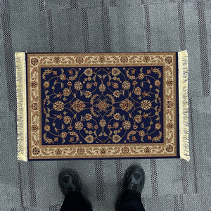 Custom Printed <strong>Dark</strong> <strong>Grey</strong> Anti-slip Bohemian Area <strong>Rug</strong> with Tassels Vintage Persian <strong>Rugs</strong> - Product Image 3