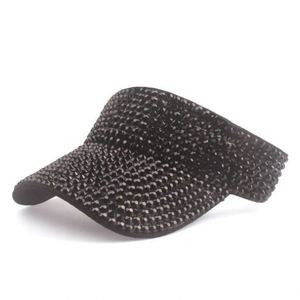 Gorra de Visera con Pedrería Brillante para Mujer, Moda Verano, Deportiva, para Golf - Product Image 2