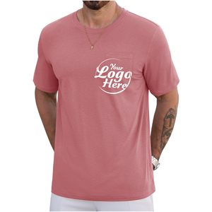 Crew Tee Undershirts UPF 50+ Short Sleeve Crew Neck Moisture Wicking <b>T</b>-<b>Shirt</b> Quick Dry Breathable <b>Pocket</b> Top Tee - Product Image 5